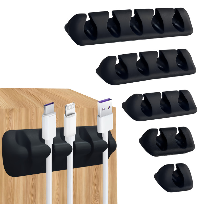 Self-Adhesive Cable Management Clips