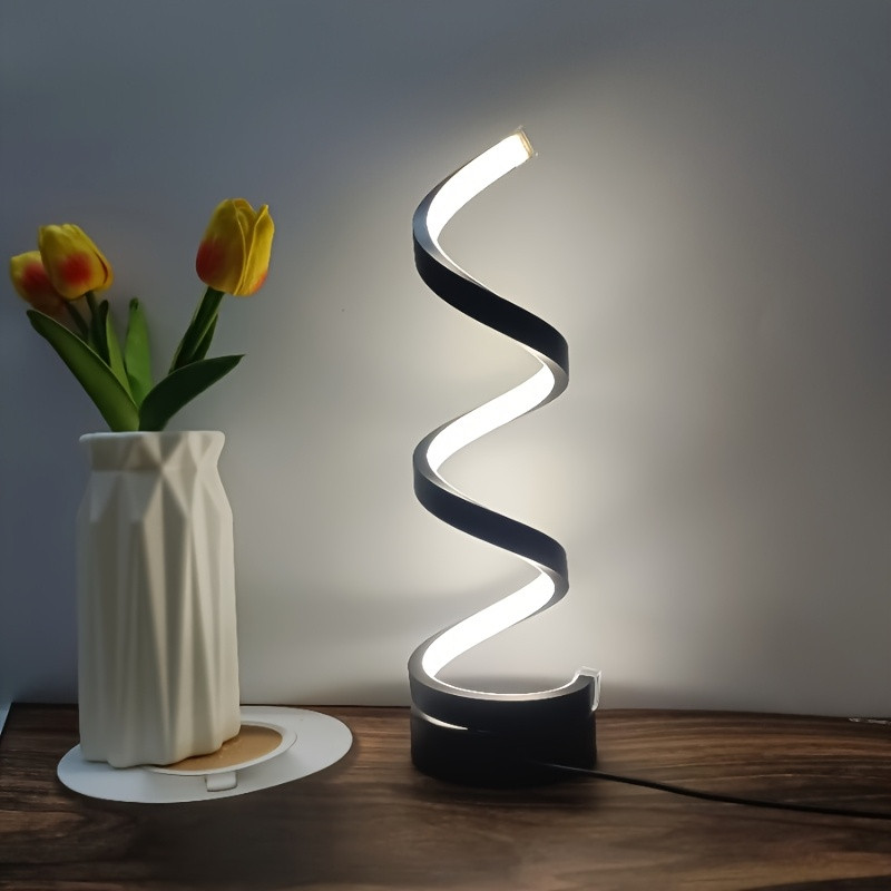 Modern Spiral LED Desk Lamp